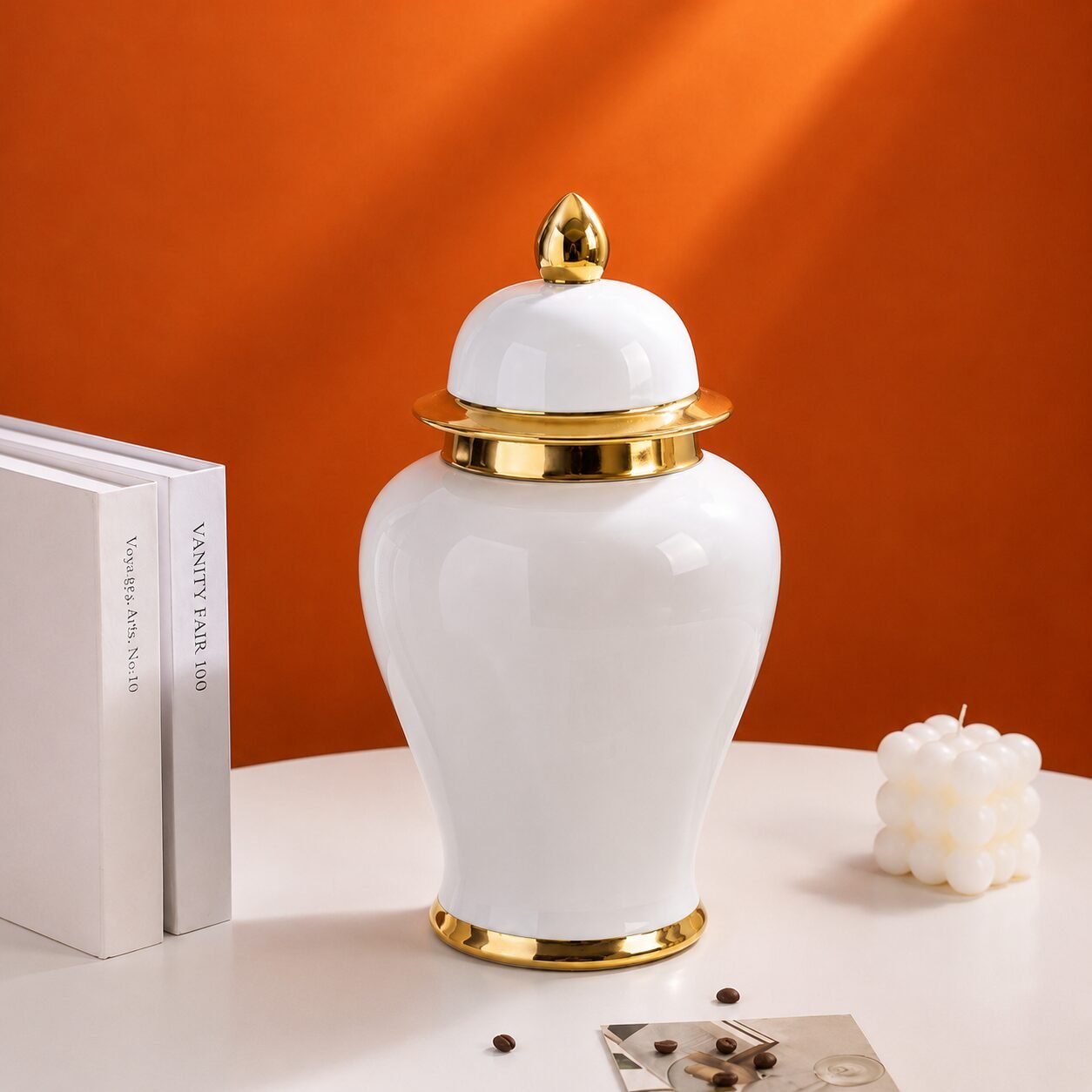 Schwarze Keramik-Ingwerdose Vase - Image 5